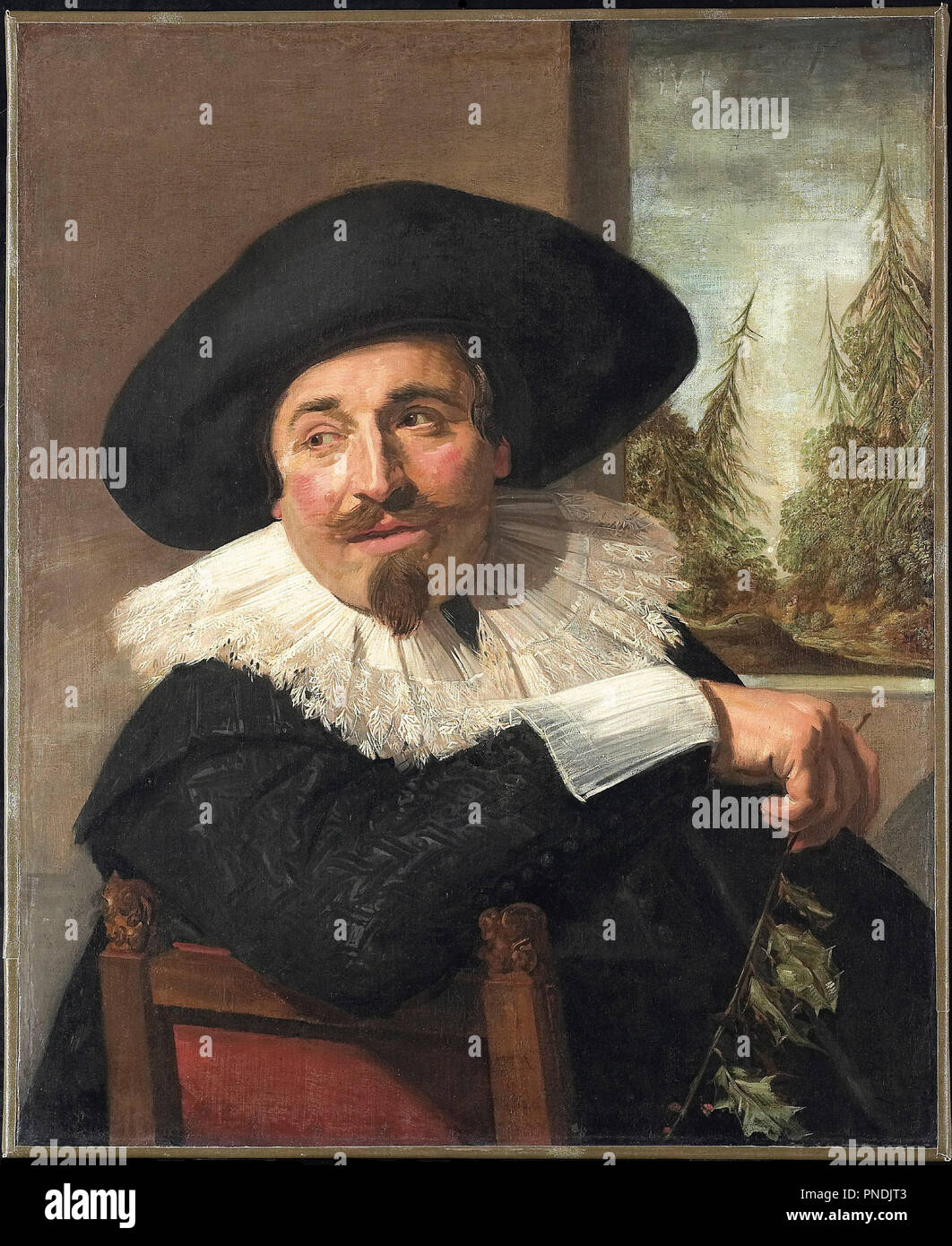 Ritratto di Isaac Abrahamsz. Massa. Data/Periodo: 1626. Sconosciuto. Olio su tela. Altezza: 797 mm (31.37 in); larghezza: 651 mm (25.62 in). Autore: Frans Hals. Foto Stock