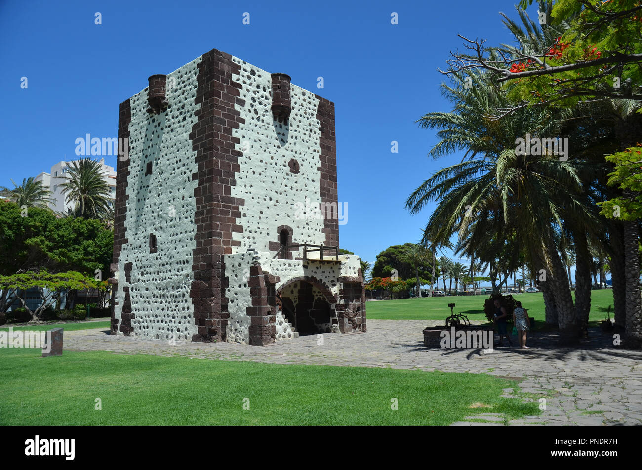 Torre del Conde a San Sebastian de la Gomera, isole Canarie , Spagna Foto Stock