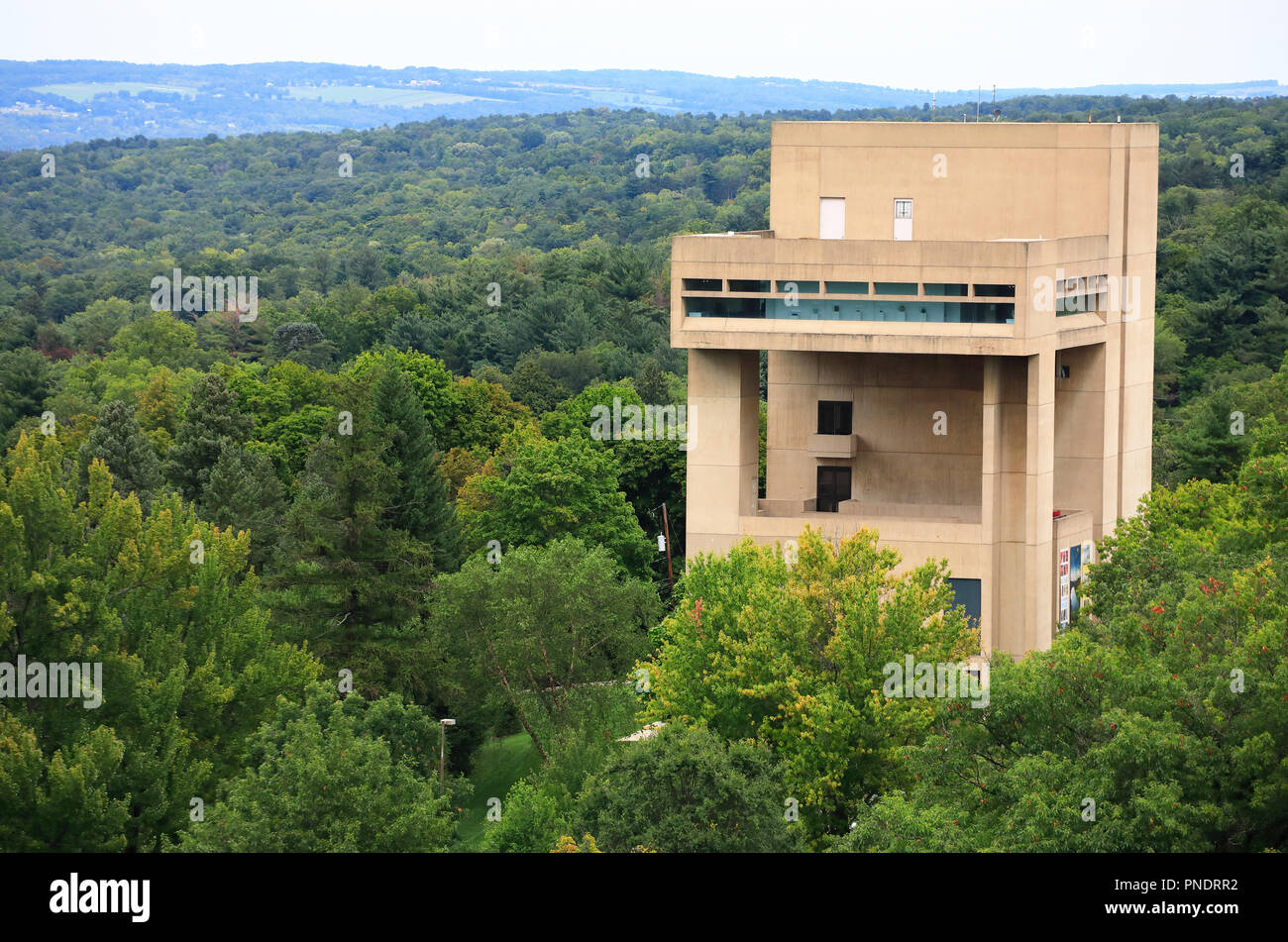 Herbert F. Johnson Museo di Arte presso la Cornell University. Ithaca. New York.USA Foto Stock
