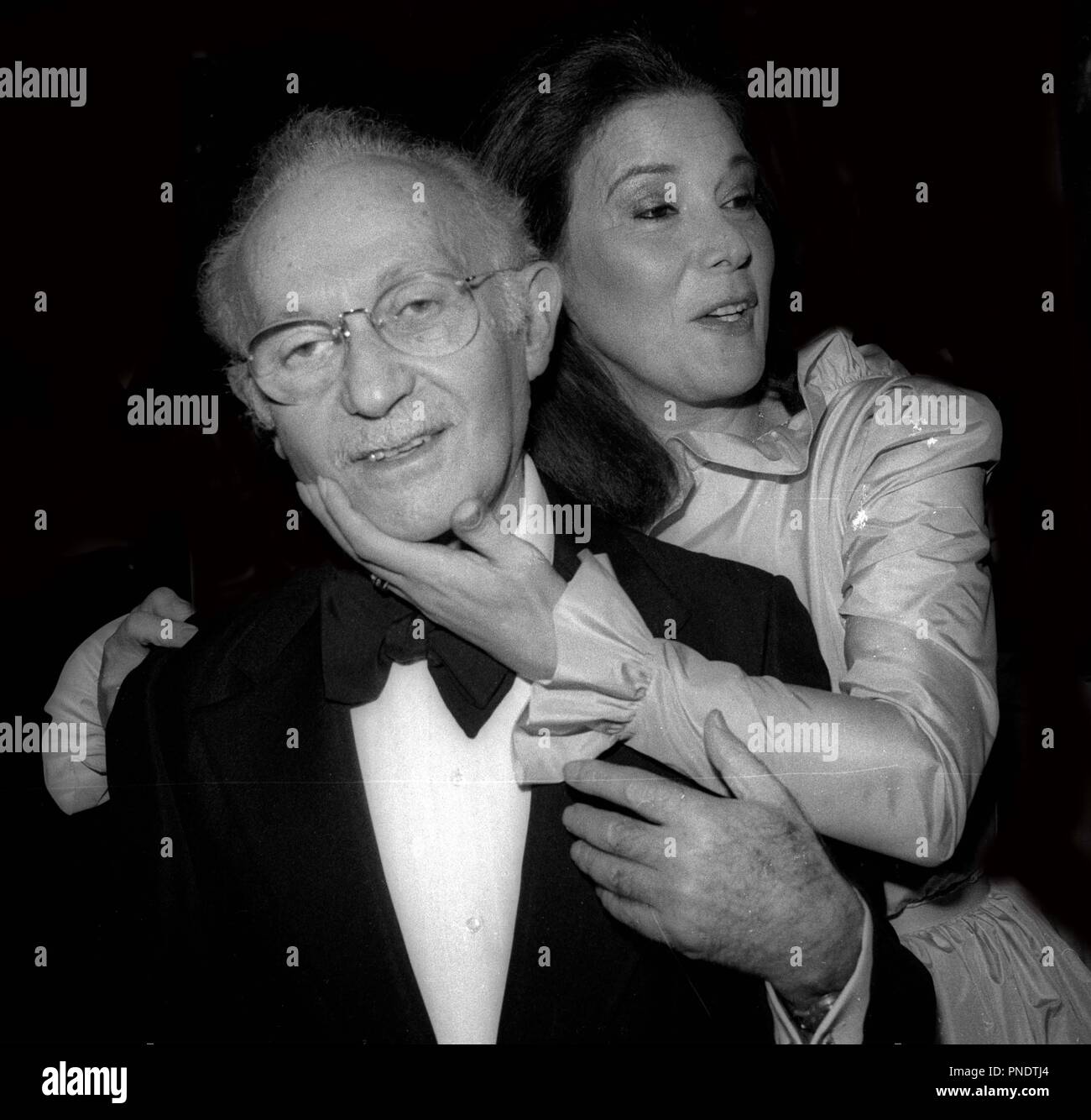 Lee Strasberg Anna Strasberg 1981 Foto di Adam Scull/PHOTOlink.net Foto Stock