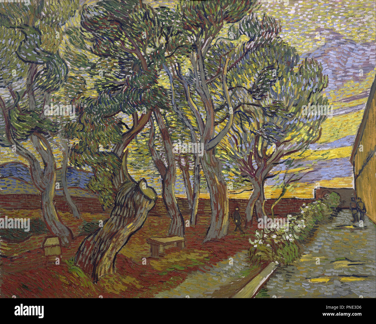 Il giardino di San Paolo ospedale. Data/Periodo: dicembre 1889 - 1889. La pittura. Olio su tela. Autore: Vincent van Gogh. Foto Stock