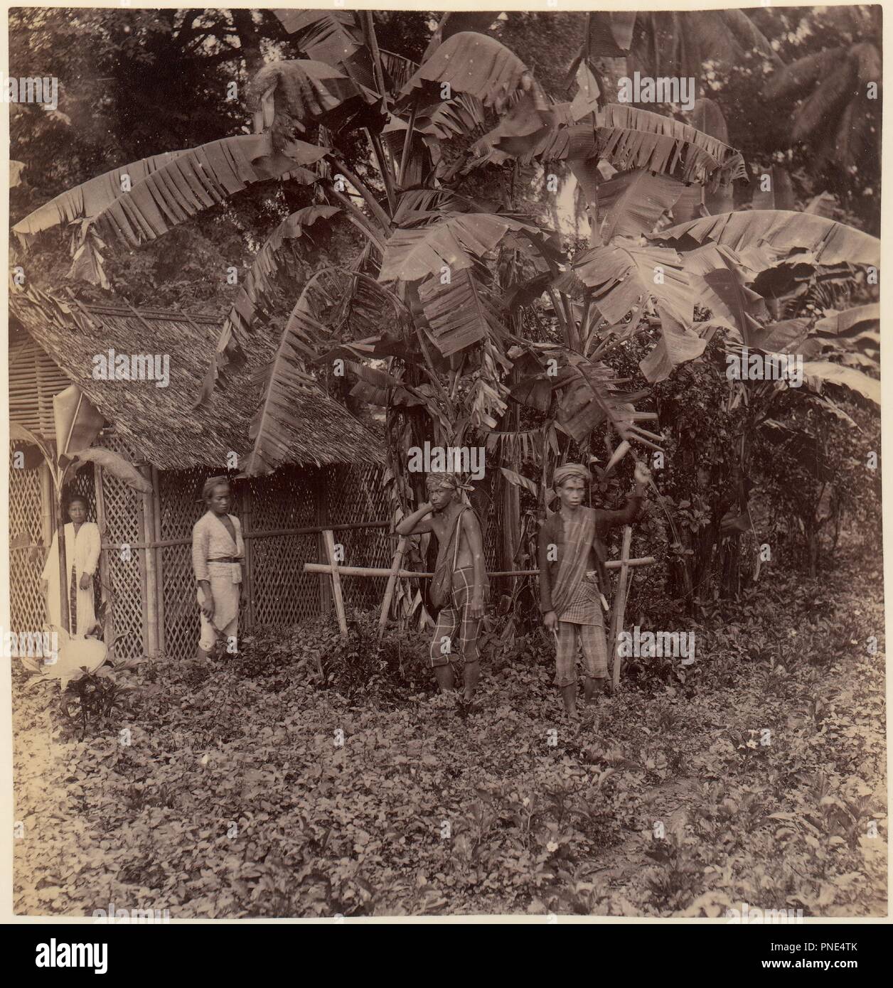 Batavia. Artista: sconosciuto. Dimensioni: 23,3 x 22,4 cm (9 3/16 x 8 13/16 in.). Data: 1860s-70s. Museo: Metropolitan Museum of Art di New York, Stati Uniti d'America. Foto Stock