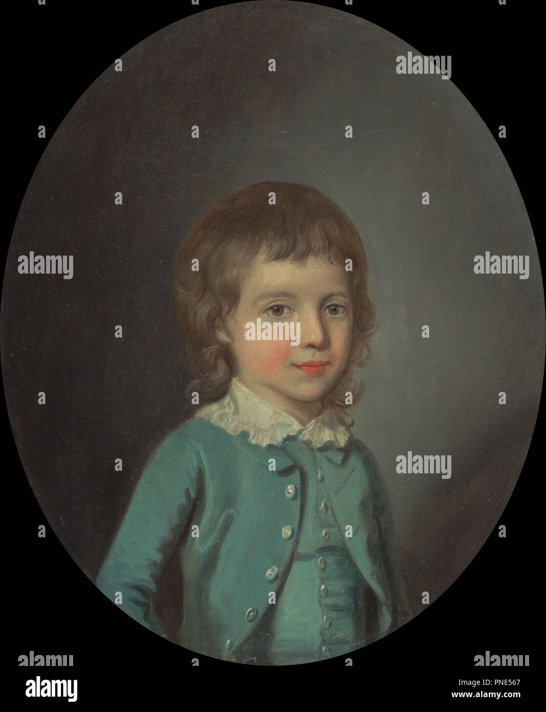 John Palmer Whalley. Data/Periodo: ca. 1775. La pittura. Olio su tela. Altezza: 286 mm (11.25 in); larghezza: 235 mm (9,25 in). Author: William Hamilton. Foto Stock