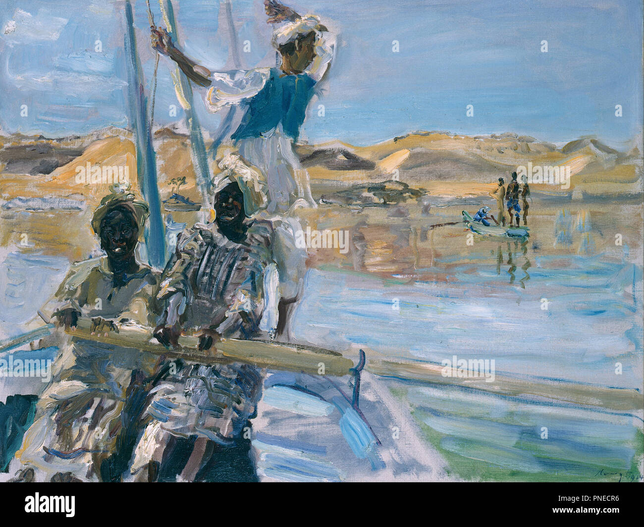 I pirati. Data/Periodo: 1914. La pittura. Olio su tela. Altezza: 735 mm (28.93 in); larghezza: 950 mm (37.40 in). Autore: Max Slevogt. SLEVOGT, MAX. Foto Stock