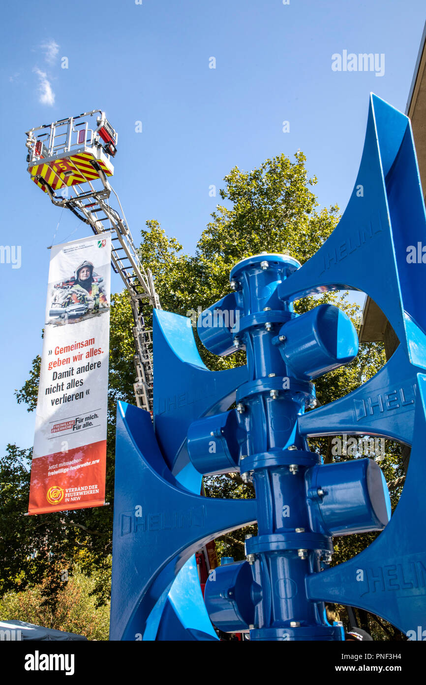 La sirena, il sistema di avvertimento, sistema di società Helin, alla popolazione, avvertimento Foto Stock