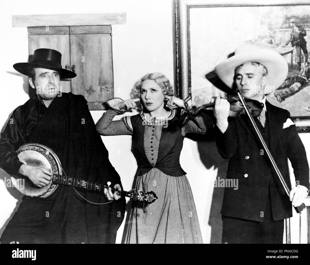 DOUGLAS FAIRBANKS; Mary Pickford; Charlie Chaplin. Foto Stock