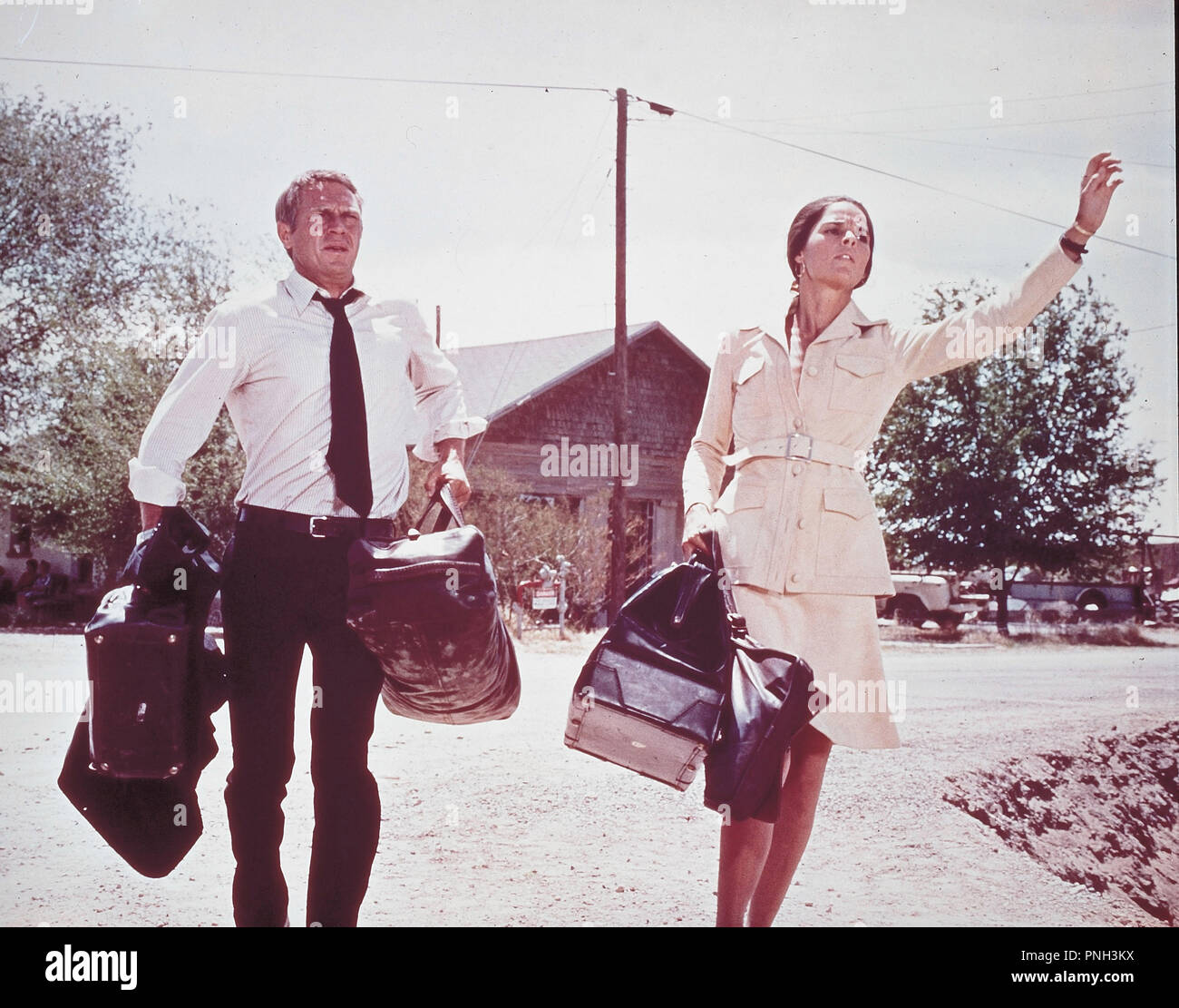 Pellicola originale titolo: The Getaway. Titolo inglese: The Getaway. Anno: 1972. Direttore: Sam Peckinpah. Stelle: ALI MACGRAW; STEVE MCQUEEN. Credito: WARNER BROTHERS / Album Foto Stock