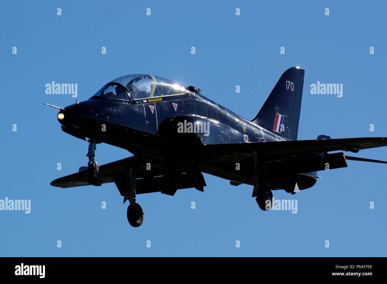 BAE Hawk T1 XX170 a RAF Valley, Anglesey. Foto Stock
