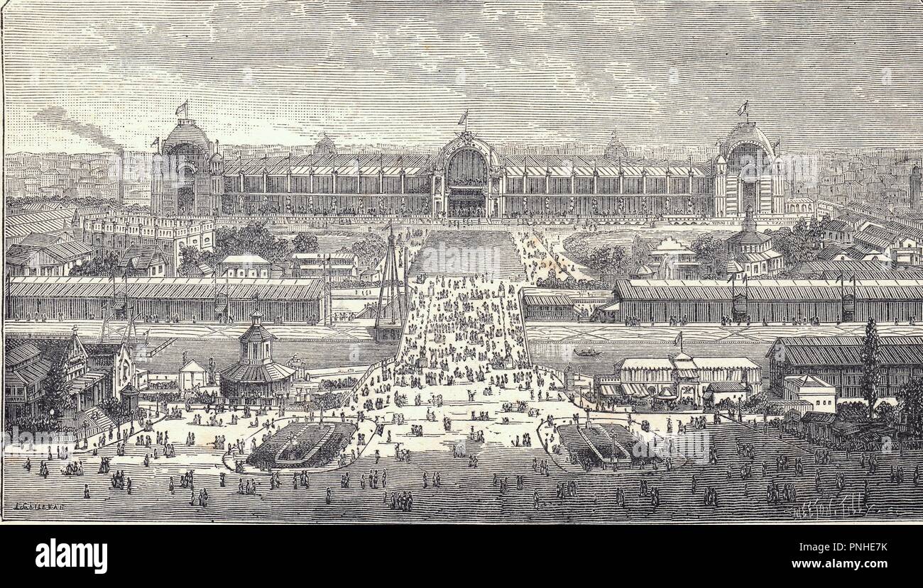 Palais de l'Exposition Universelle de 1878 Foto Stock