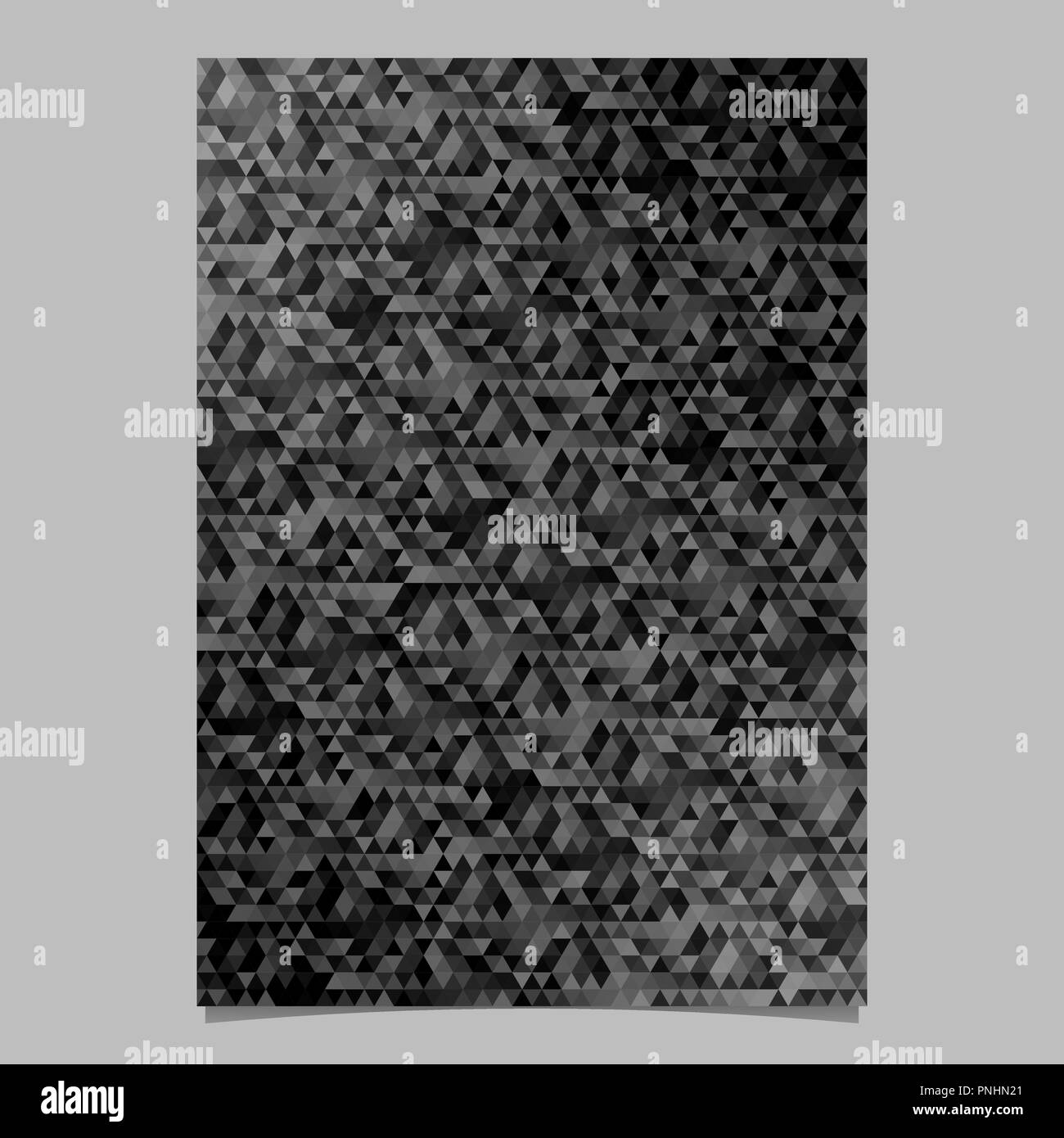 Grigio scuro astratto modello brochure - sfondo vettoriale Illustrazione Vettoriale