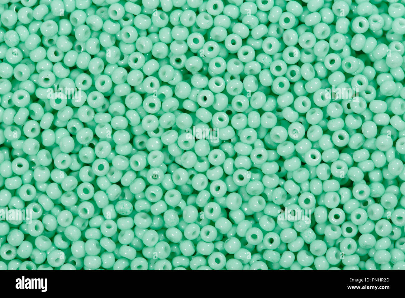 Close up di ciano seed beads. Foto ad alta risoluzione. Foto Stock