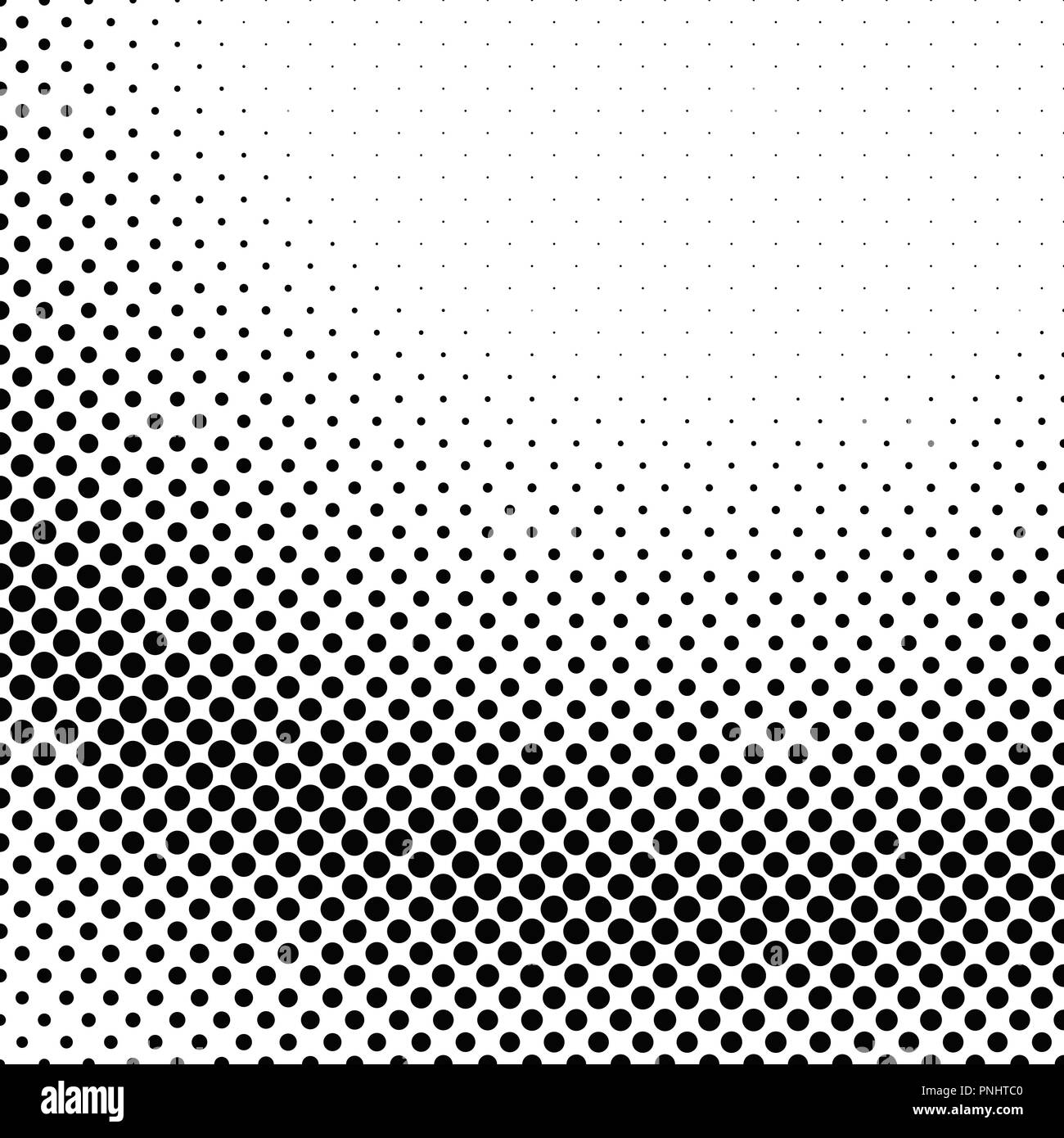 Retrò halftone astratto modello a punti sullo sfondo - disegno vettoriale Illustrazione Vettoriale