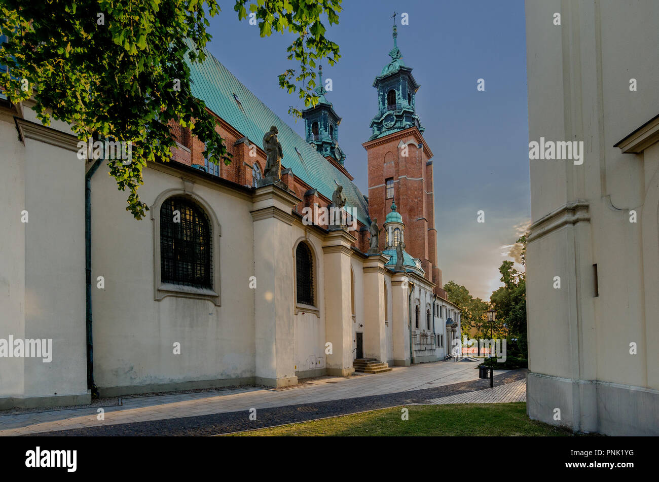 Gniezno, Grande Polonia provincia, Polonia. Il Royal Cattedrale di Gniezno Foto Stock