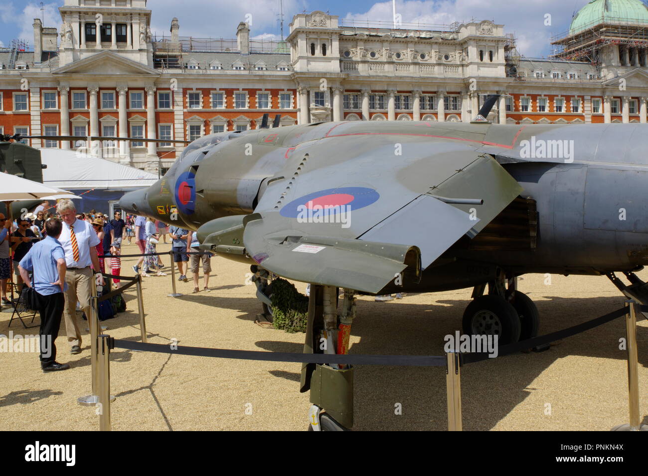 RAF 100 mostra Horseguards Parade Terreno Foto Stock