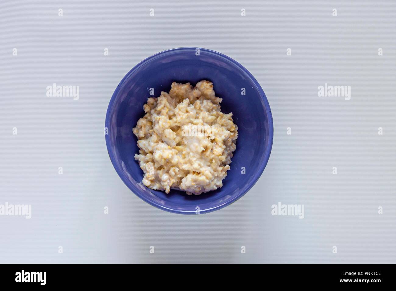 Porridge di fiocchi d'avena Foto Stock