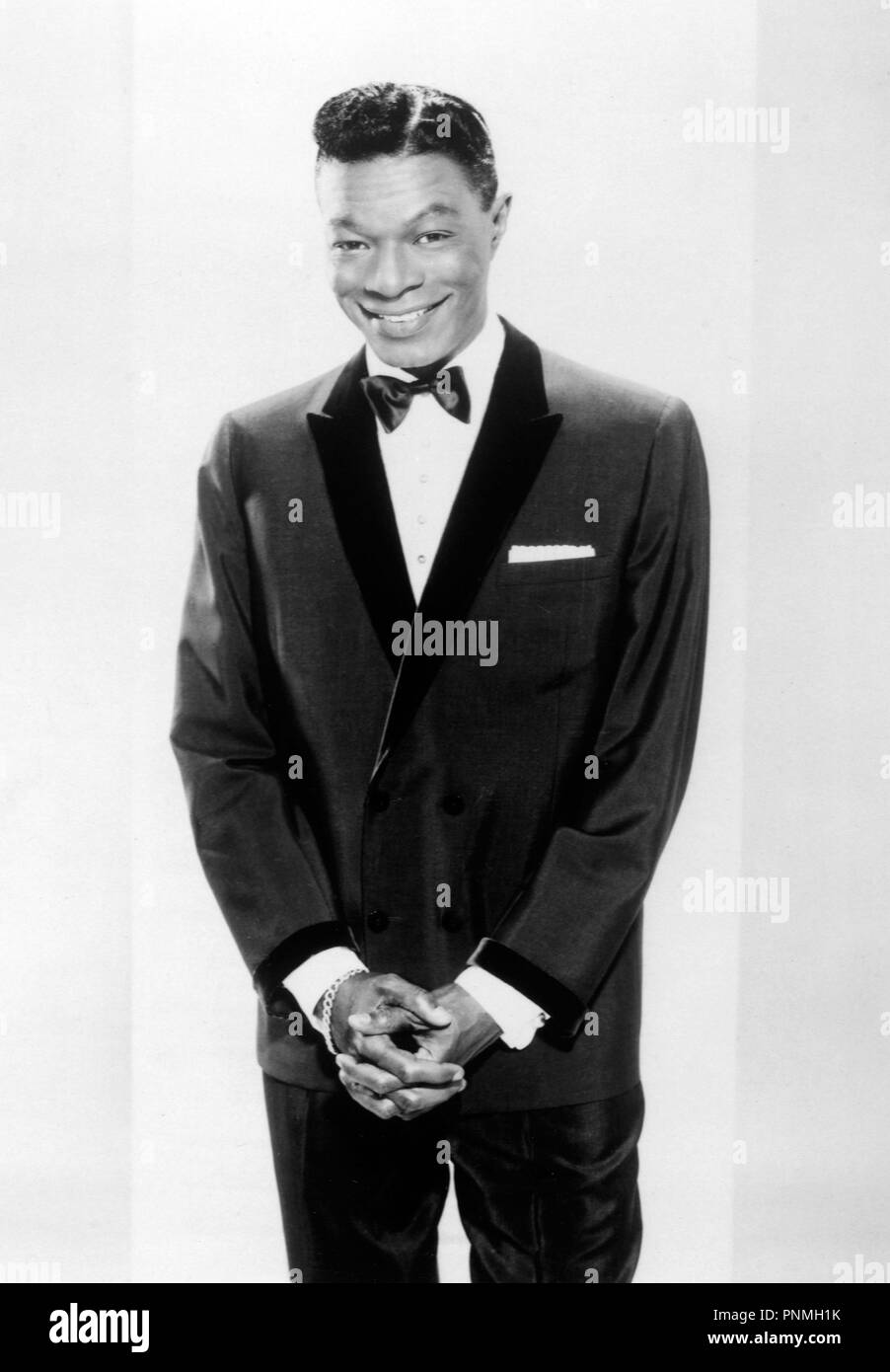 Cantante e musicista Nat King Cole. Foto Stock