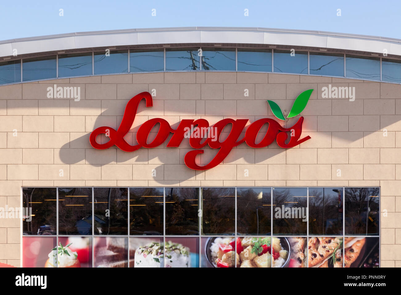 Un Longo il logo o segno di Markham, Ontario, Canada. Foto Stock