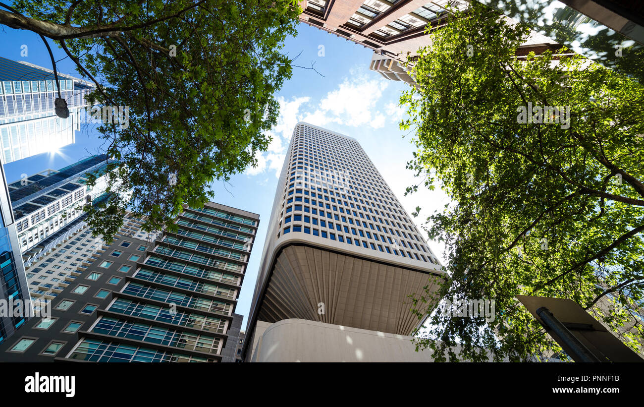 Alti edifici adibiti ad uffici Sydney Australia Foto Stock
