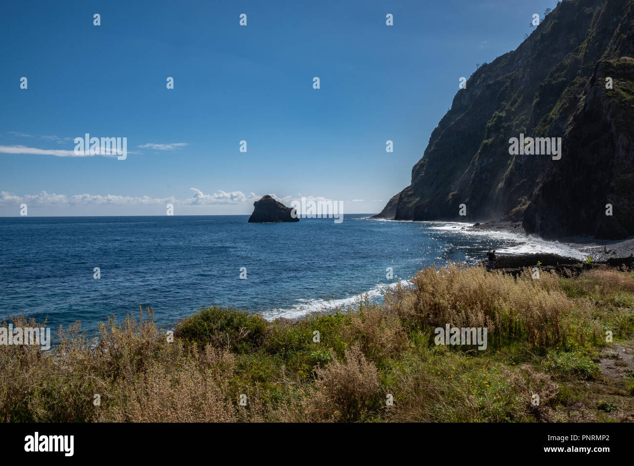 Rovine di São Jorge - Vecchio edificio sul lato nord Dell'isola di Madeira Foto Stock