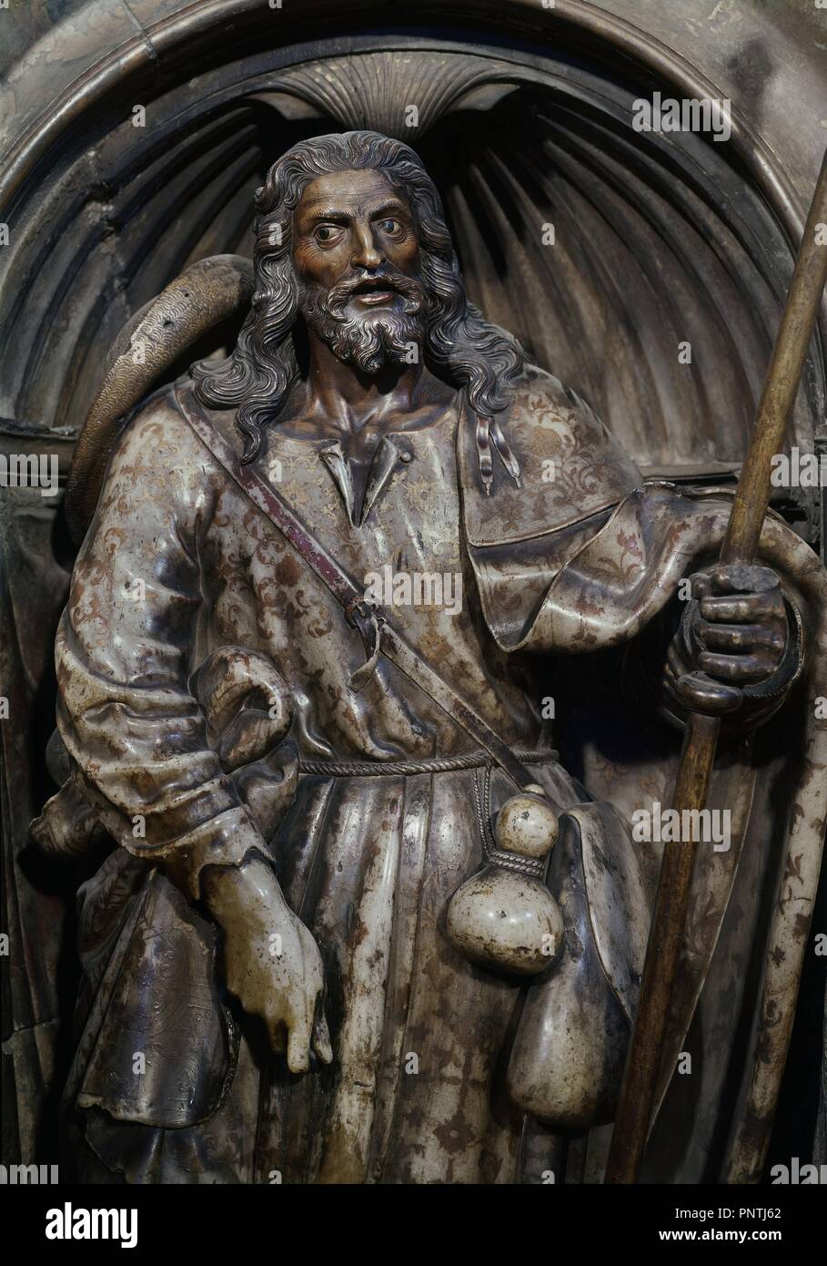SANTIAGO PEREGRINO. Autore: FORMENT DAMIAN. Posizione: BASILICA DEL PILAR. Saragozza. Saragozza Zaragoza. Spagna. Foto Stock