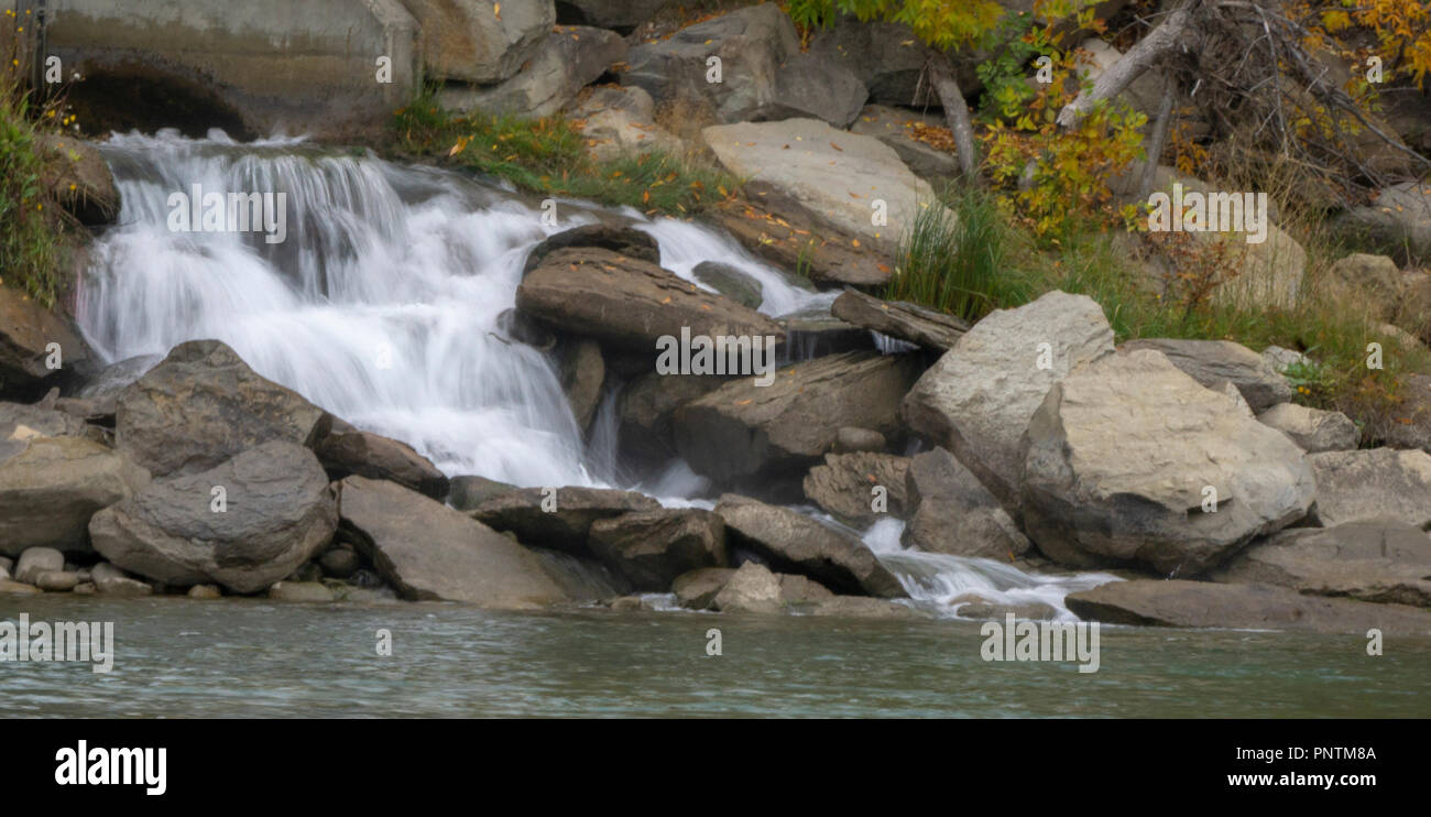 Cascata, Edworthy Park Calgary Alberta Canada Foto Stock