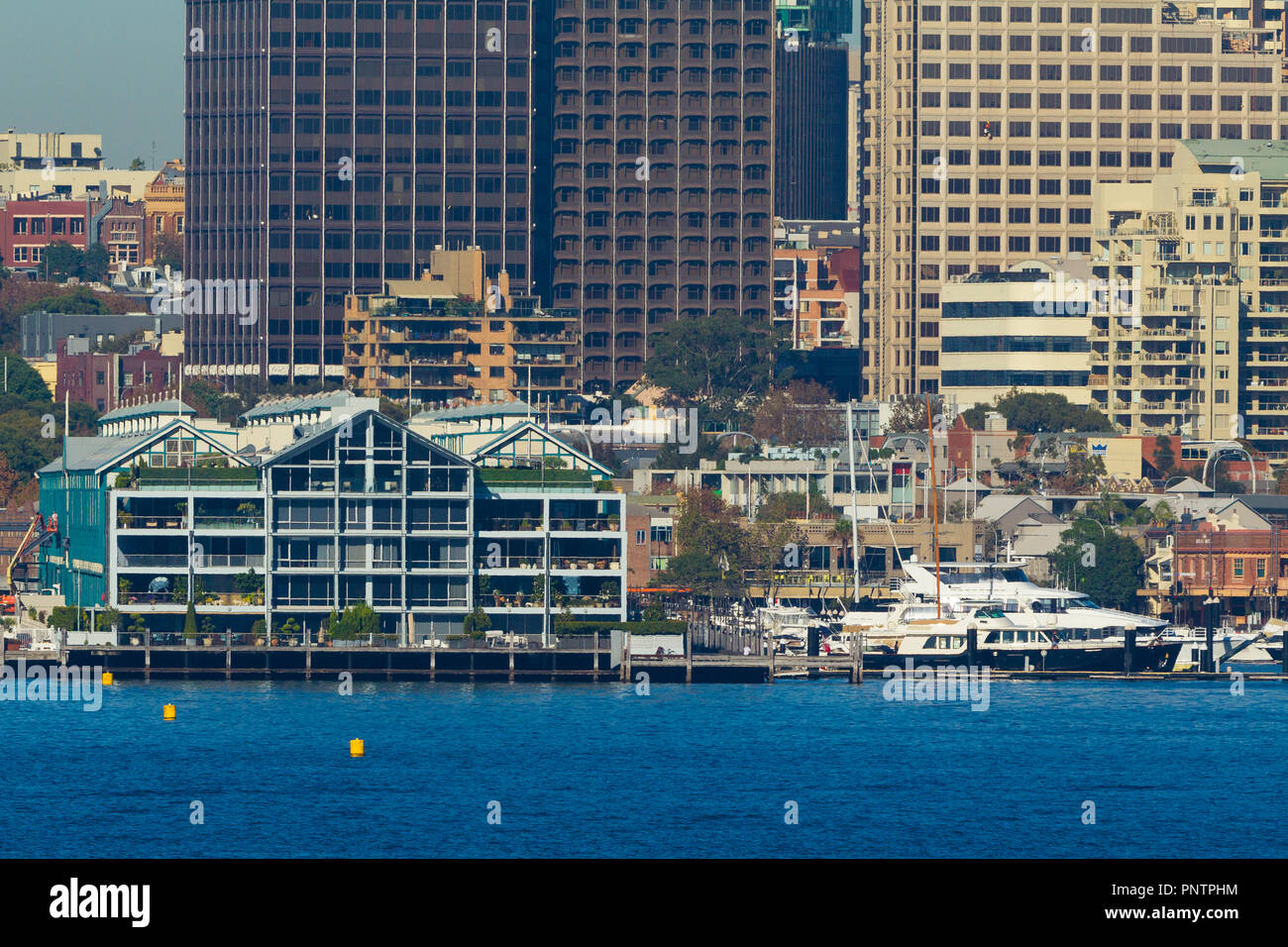 Woolloomooloo Bay a Sydney in Australia Foto Stock