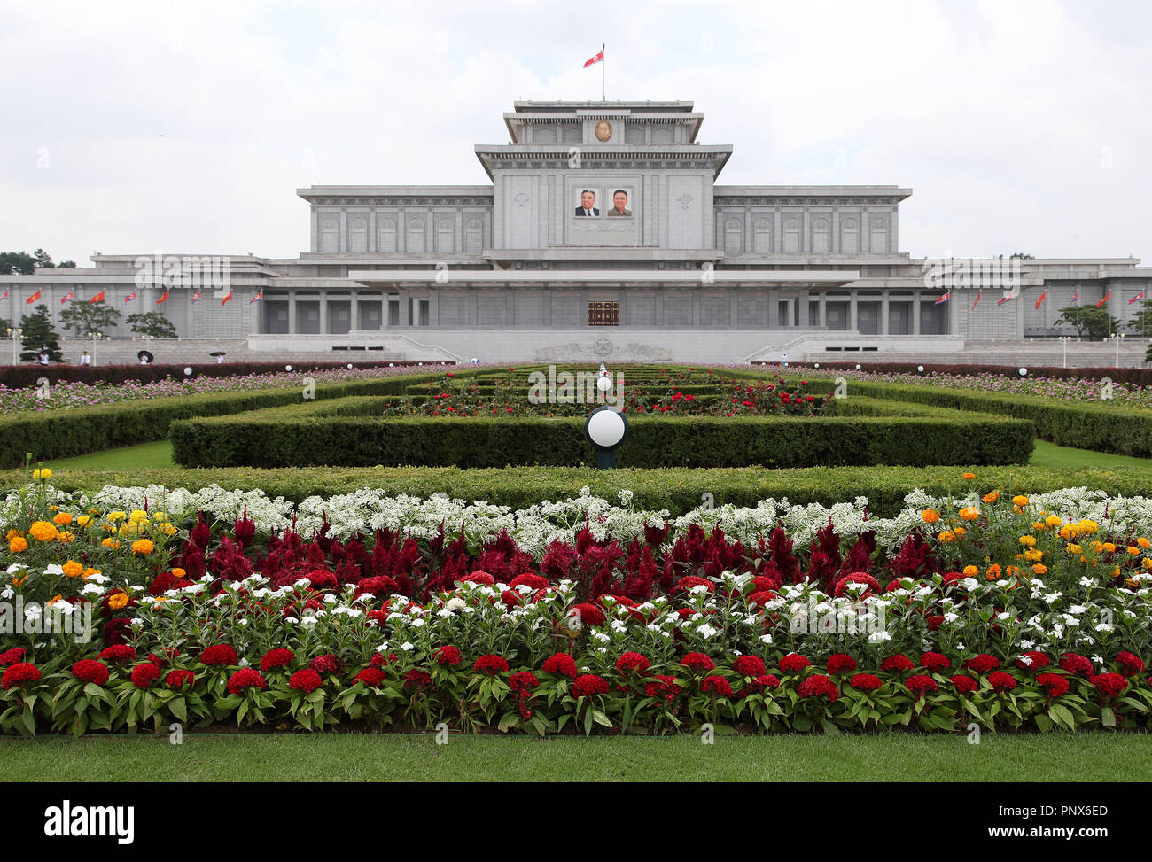 Palazzo Kumsusan del sole di Pyongyang Foto Stock