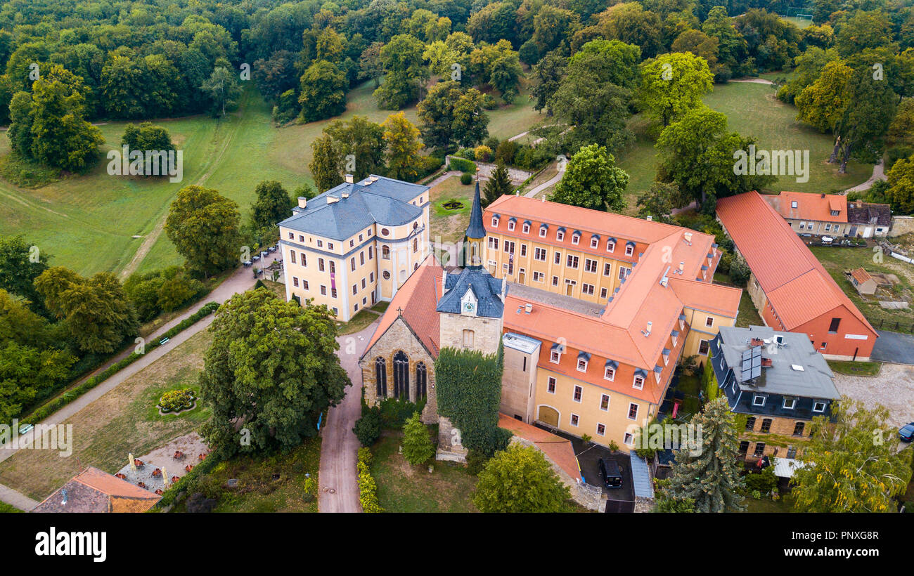 Schloss Ettersburg Castello, Ettersburg, Weimar, Turingia, Germania Foto Stock