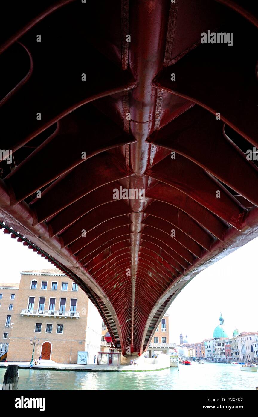 Ponte della Costituzone Bridge Venezia Italia Foto Stock