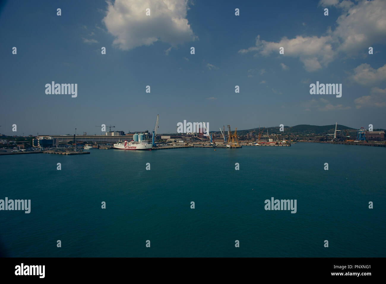 Piombino Porto, Toscana, Italia Foto Stock