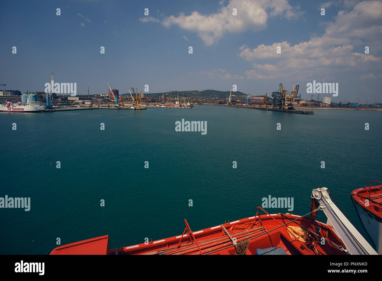 Piombino Porto, Toscana, Italia Foto Stock