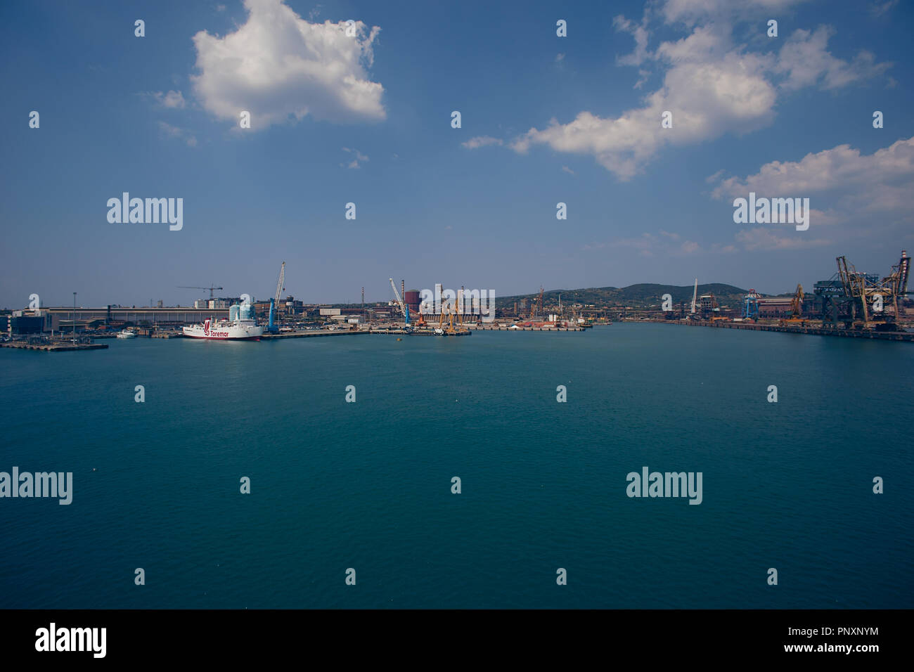 Piombino Porto, Toscana, Italia Foto Stock