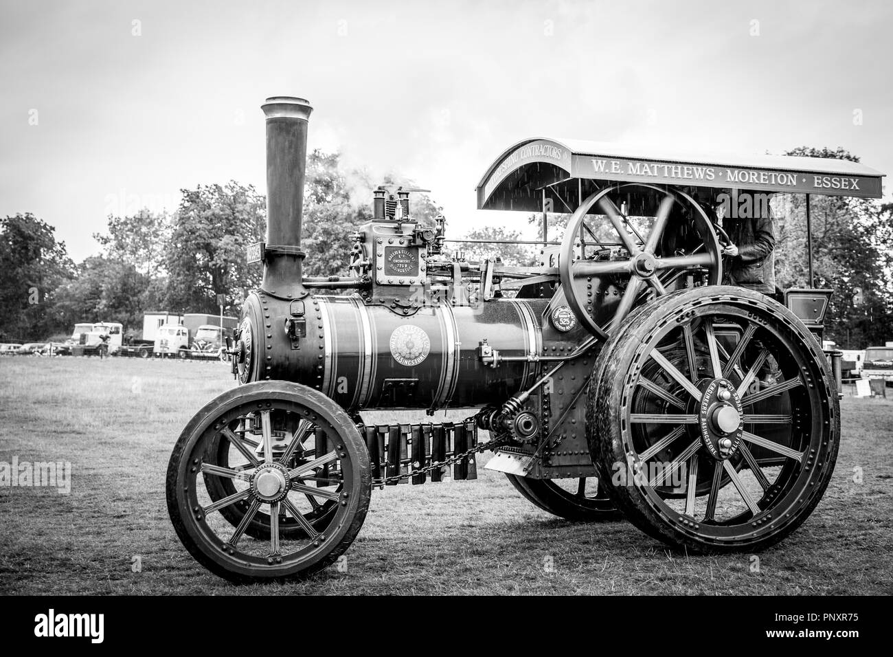 Motore a vapore del 1800 Foto Stock
