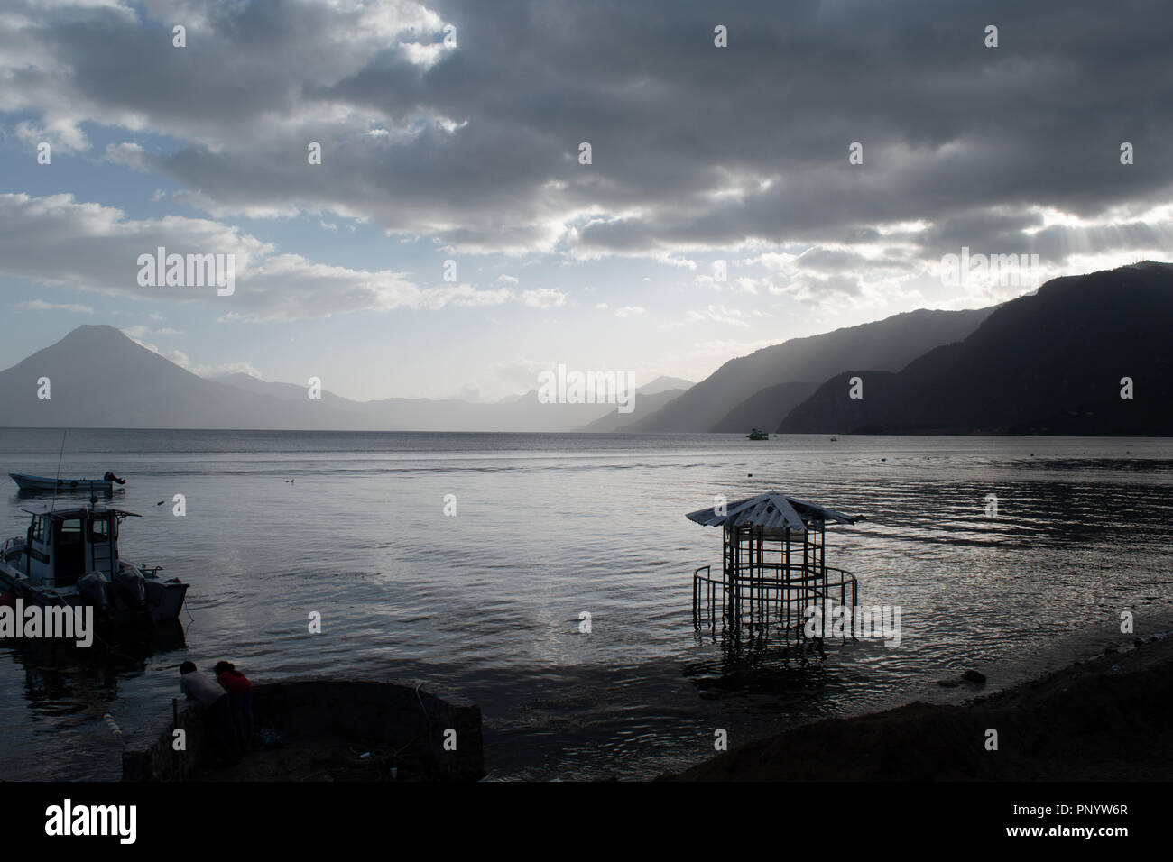 Lago Atitlan è di una bellezza Foto Stock