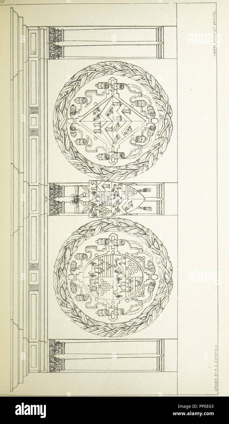 Immagine dalla pagina 33 della "Storia di Prinknash Park, nella contea di Gloucester, con brevi memorie di famiglie che hanno abitato in quanto la dissoluzione di S. Pietro Abbey . Seconda edizione " . Foto Stock