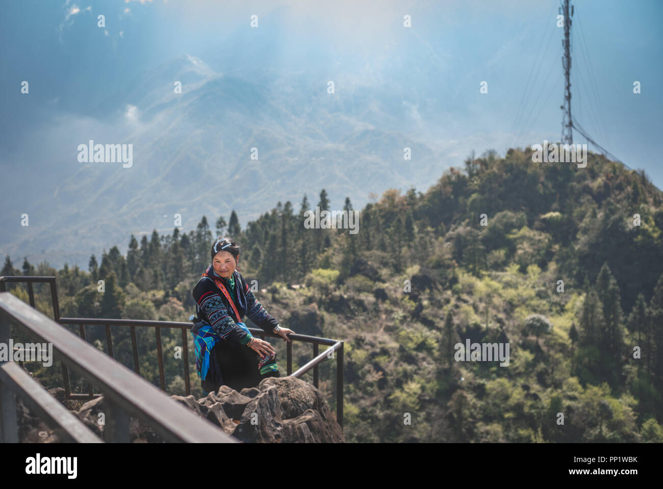 Il villaggio nascosto del gatto gatto a Saya Vietnam. Un villaggio pieno di cultura, bellezza e natura. Foto Stock