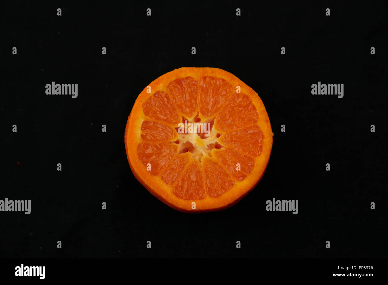 Bella testurizzata frutto arancione Foto Stock