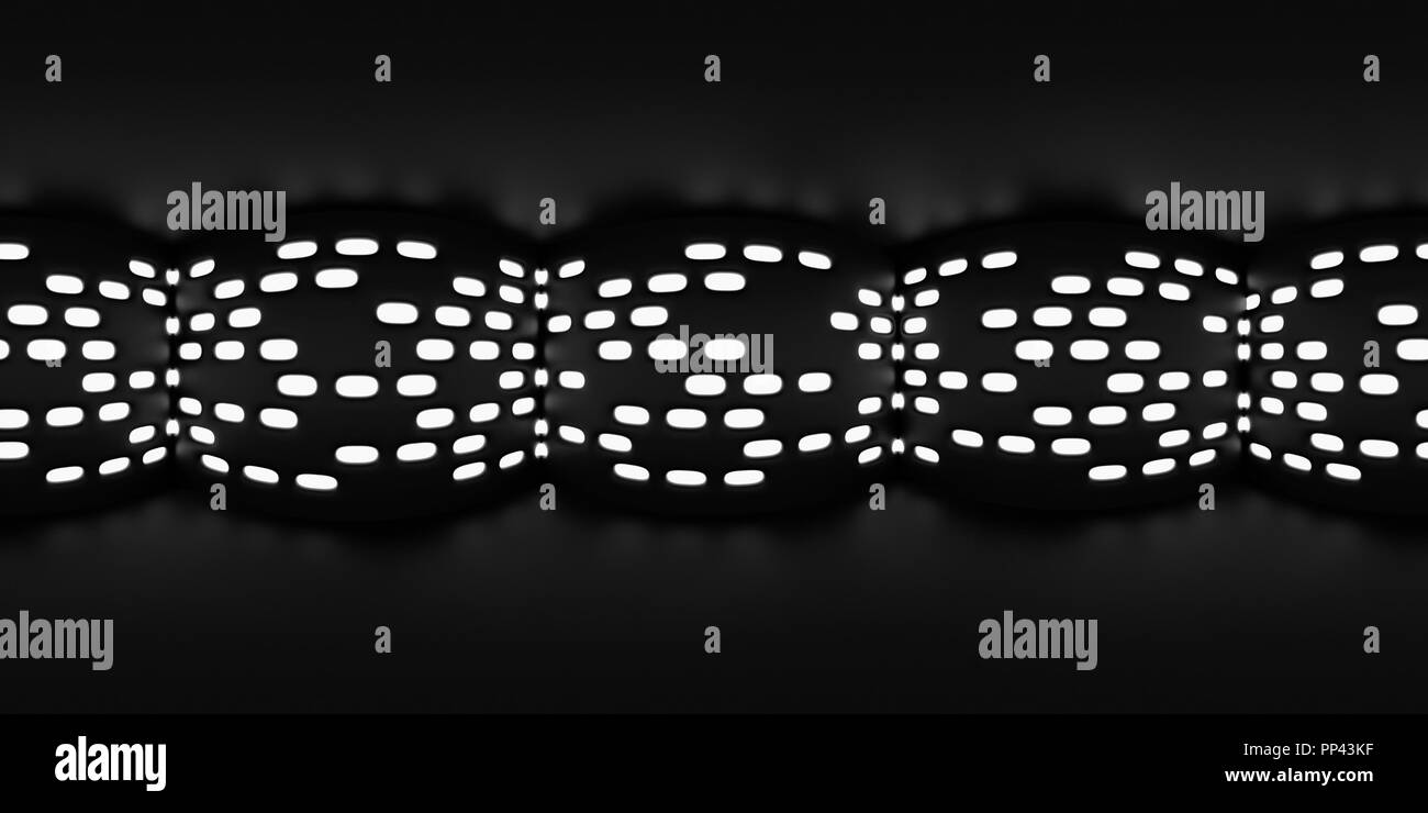 Mappa HDRI, astratta ambiente sferico panorama sullo sfondo nelle tonalità del bianco e del nero, interno della sorgente di luce (rendering 3D render equirettangolare Foto Stock