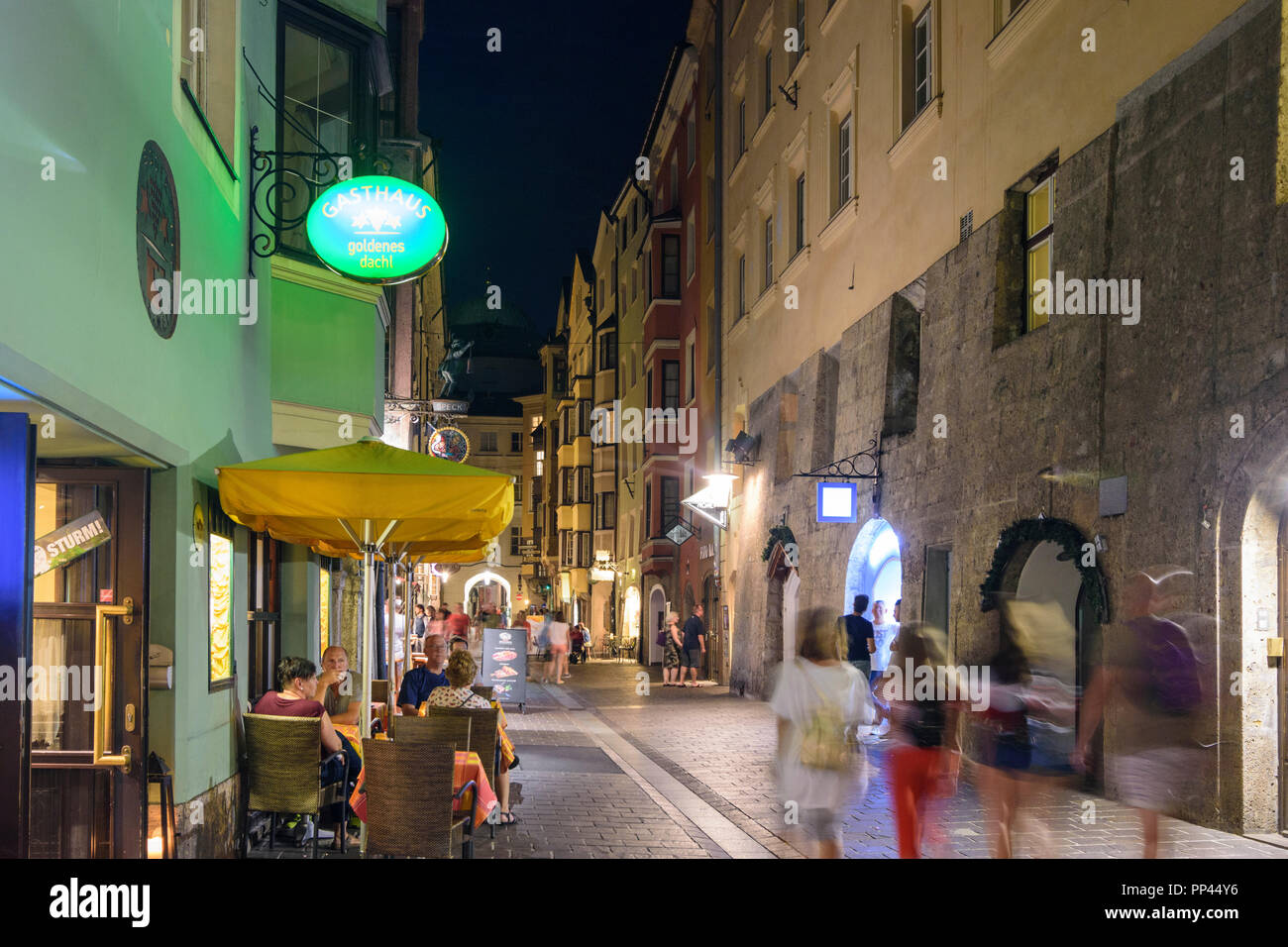 Innsbruck: street Hofgasse, Regione di Innsbruck, in Tirolo, Tirolo, Austria Foto Stock