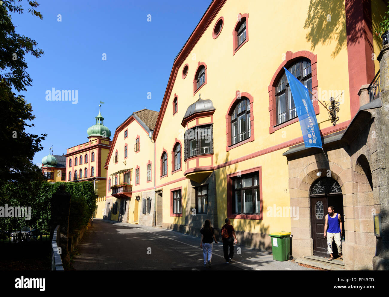 Innsbruck: castello Schloss Büchsenhausen, Regione di Innsbruck, in Tirolo, Tirolo, Austria Foto Stock