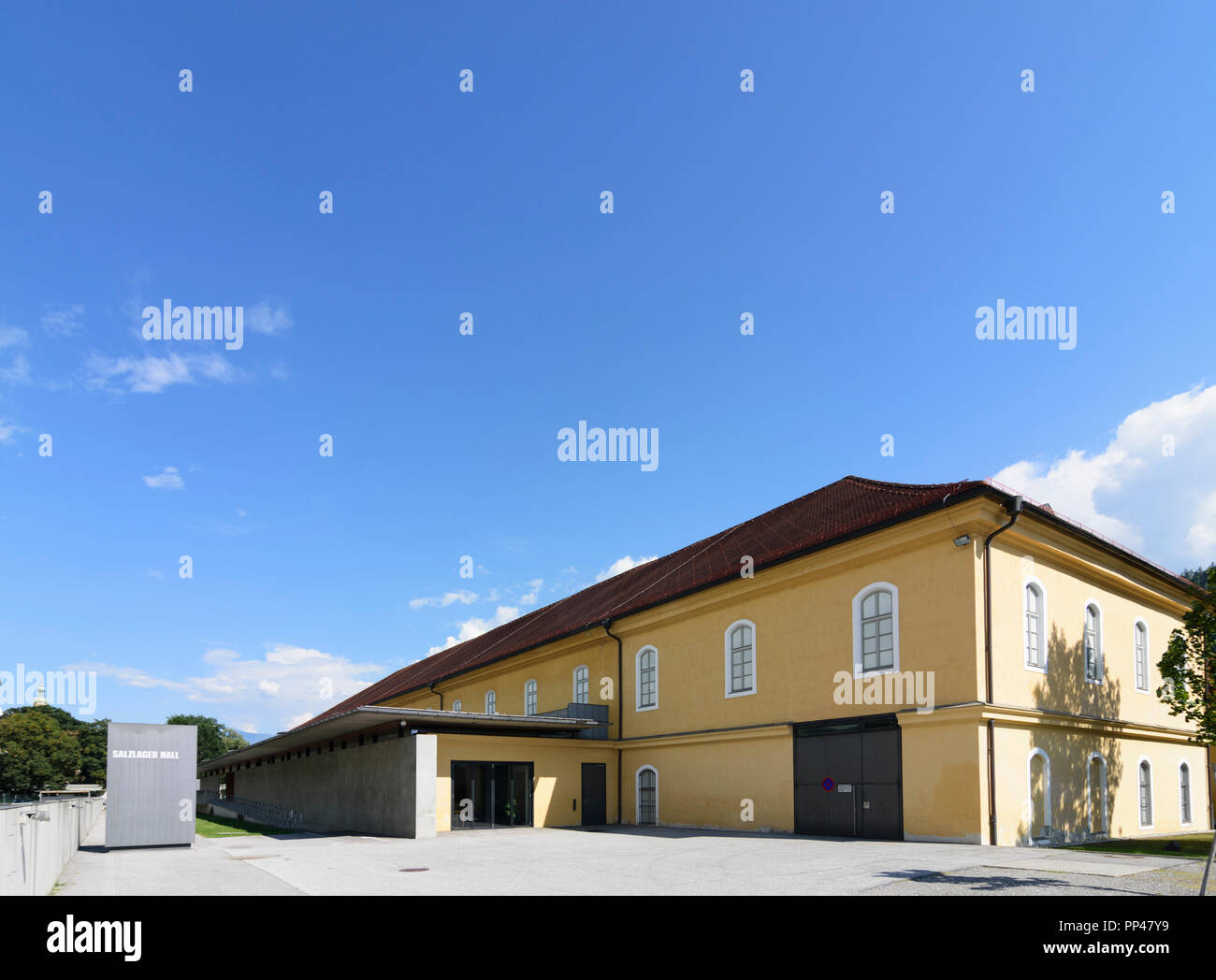 Hall in Tirol: Salzlager Hall (magazzino del sale), Regione Hall-Wattens Tirol, Tirolo, Austria Foto Stock