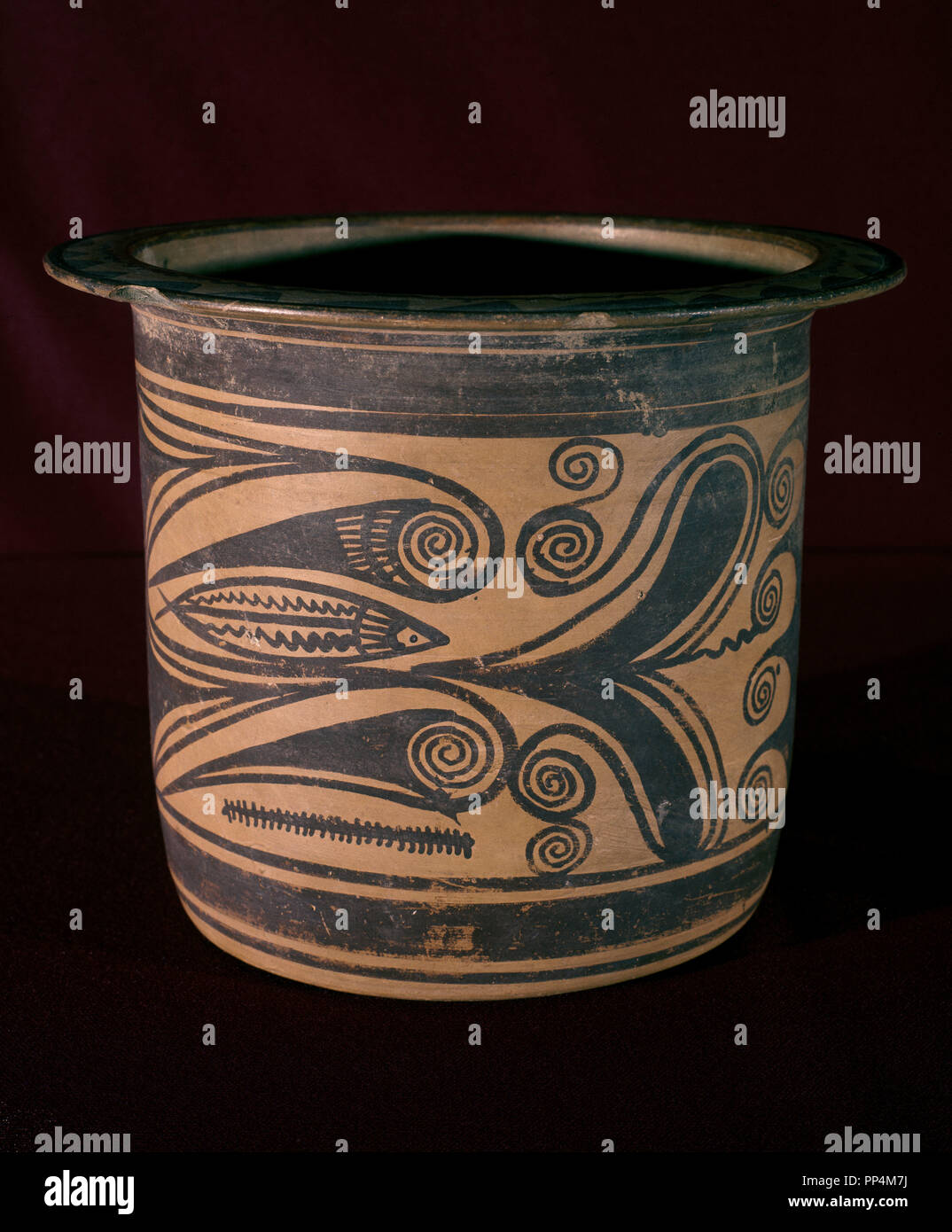 CERAMICA IBERICA-S III AC-PROC CABECICO NECROPOLI DEL TESORO-VERDOLAY(MURCIA). Posizione: MUSEO ARQUEOLOGICO-COLECCION. Spagna. Foto Stock