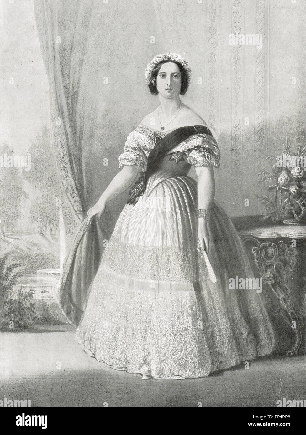 La regina Victoria in 1843 Foto Stock