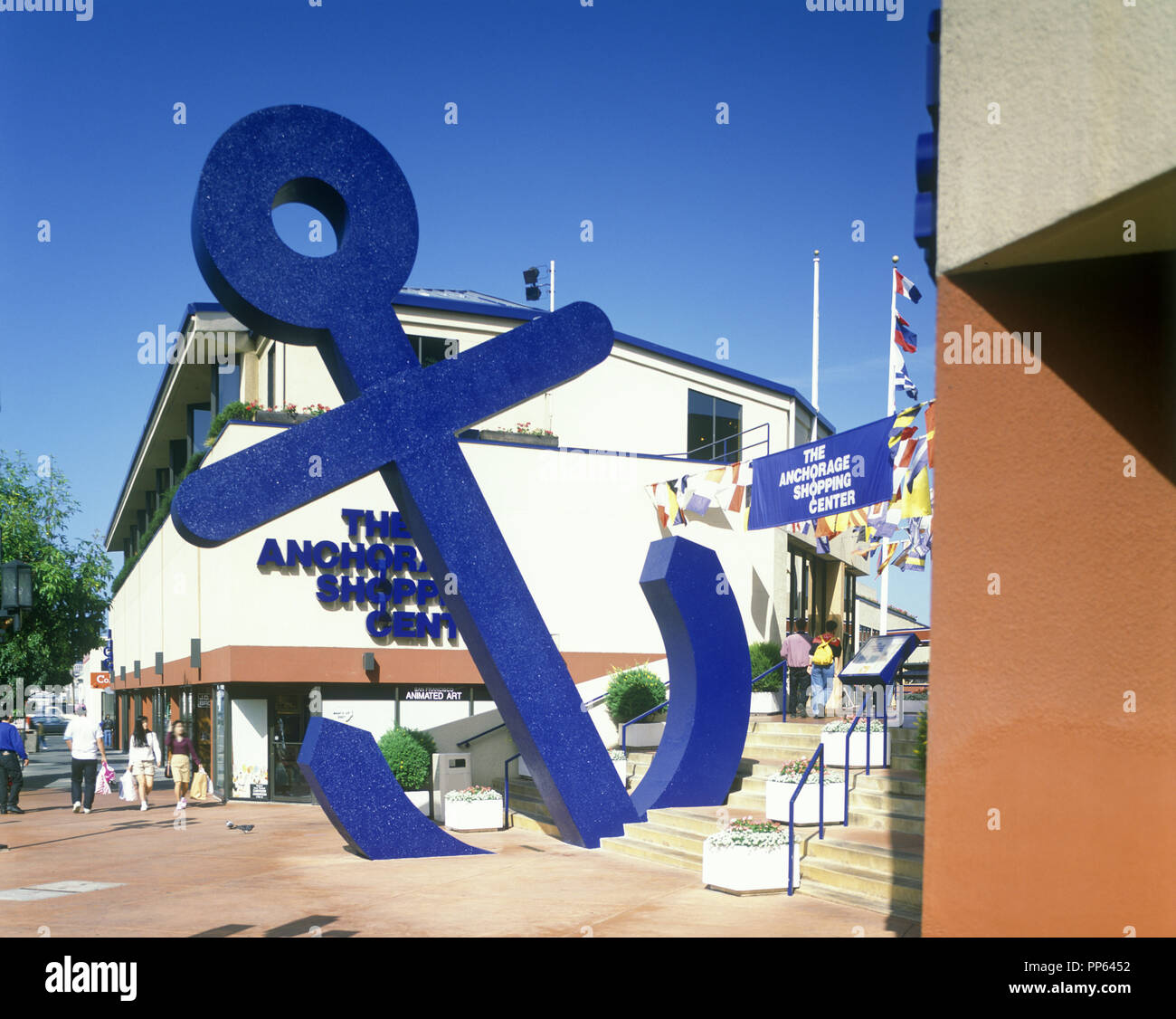 1992 gigante storico ancoraggio ancoraggio SHOPPING MALL SAN FRANCISCO CALIFORNIA USA Foto Stock