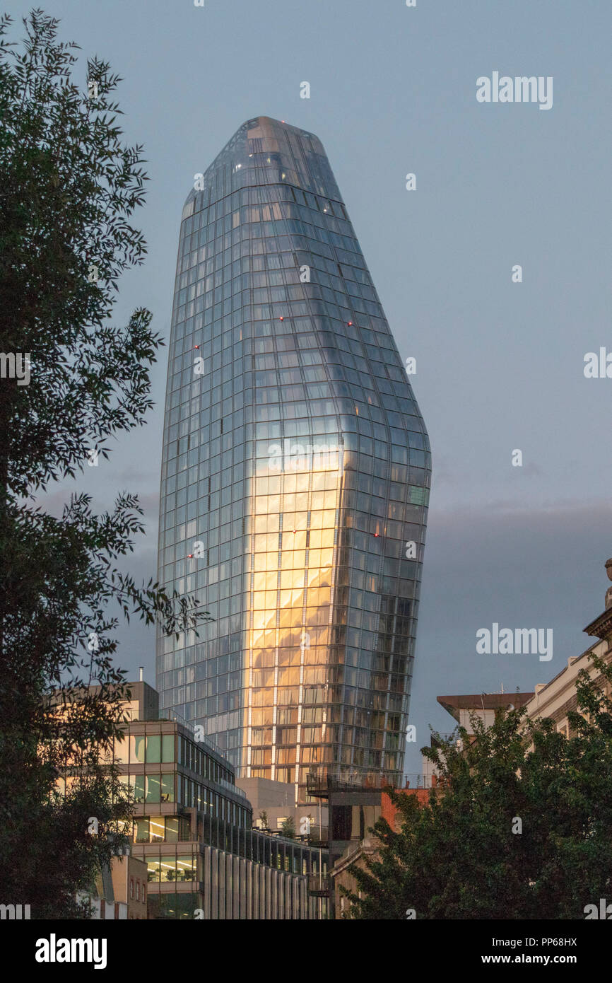 Uno Blackfriars di uso misto grattacielo di sviluppo, London, England, Regno Unito Foto Stock