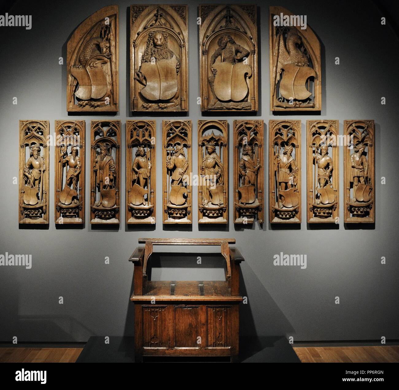 Jan Eerstensz Van Schayck (c.1470-1527). Pannelli da un organo caso nella chiesa di San Vito (Naarden). Utrecht, 1510-1520. E della quercia accontentarsi del nord dei Paesi Bassi, c. 1500. Rijksmuseum. Amsterdam. Holland. Foto Stock