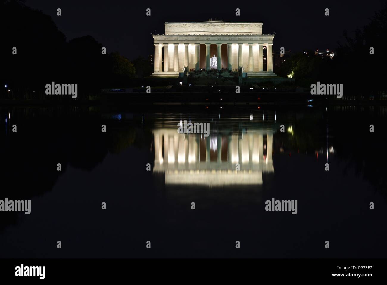 La vista dalla cima del vecchio ufficio postale Observation Deck, Washington D.C. Foto Stock