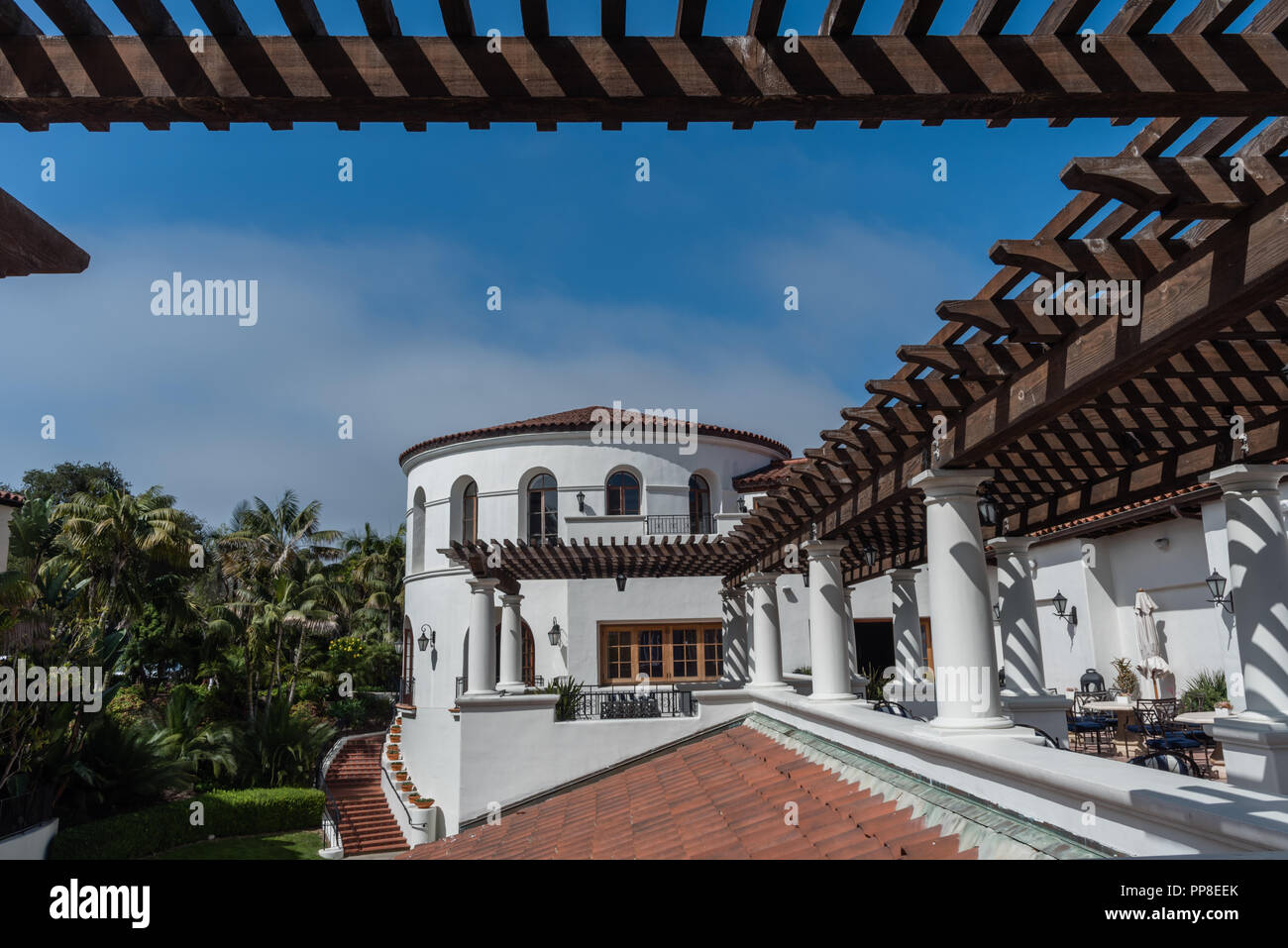 Bellissima Santa Barbara vista, la California del Sud Foto Stock