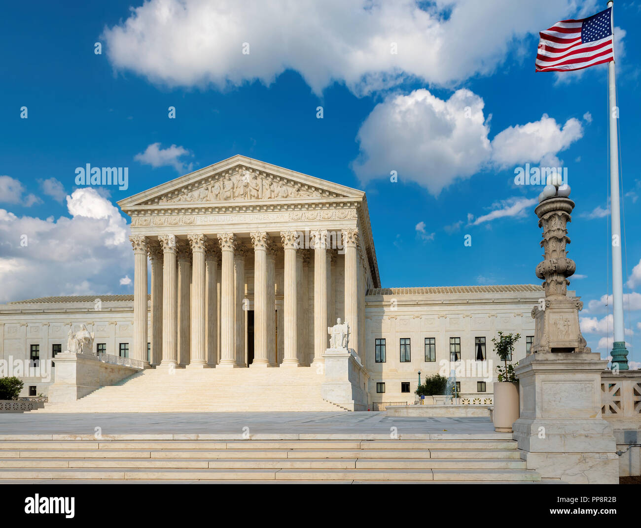 La Corte suprema degli Stati Uniti in Washington DC Foto Stock
