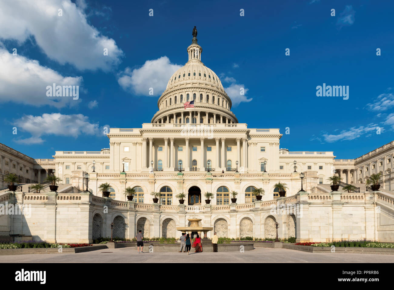 Noi Capitol Building al tramonto, Washington DC, Stati Uniti d'America Foto Stock